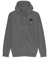 Load image into Gallery viewer, Pocket Lurker Connector Zip Hoodie
