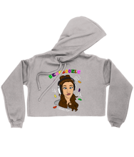 Load image into Gallery viewer, September Rose Ladies Cropped Hoodie ‘Beanboozle’