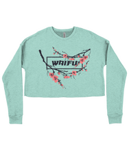 Load image into Gallery viewer, WAIFU Sakura Ladies Cropped Sweatshirt
