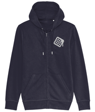 Load image into Gallery viewer, Faffy Waffle Embroidered Connector Zip Hoodie