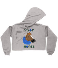 Load image into Gallery viewer, September Rose Ladies Cropped Hoodie Tw*t Horse’
