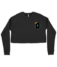Load image into Gallery viewer, The King D42 Ladies Cropped Sweatshirt