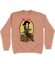 Load image into Gallery viewer, ESP4HIM 'Coffee Hoarding Pirate' Sweatshirt
