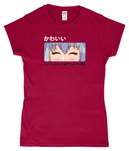 Load image into Gallery viewer, Cute Girls Watch Anime SoftStyle Ladies Fitted T-Shirt