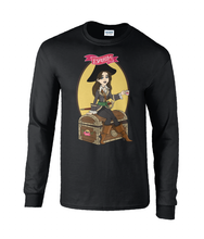 Load image into Gallery viewer, ESP4HIM 'Coffee Hoarding Pirate' Long Sleeve T-Shirt