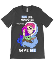 Load image into Gallery viewer, Pixie Cake Face 'All The Nuggies' Crew Neck T-Shirt