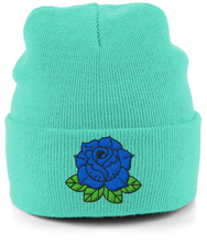Load image into Gallery viewer, September Rose Cuffed Beanie