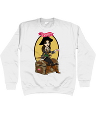 Load image into Gallery viewer, ESP4HIM 'Coffee Hoarding Pirate' Sweatshirt