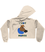 Load image into Gallery viewer, September Rose Ladies Cropped Hoodie Tw*t Horse’