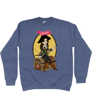 Load image into Gallery viewer, ESP4HIM 'Coffee Hoarding Pirate' Sweatshirt