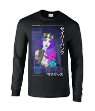 Load image into Gallery viewer, Cyberpunk Girl Long Sleeve T-Shirt