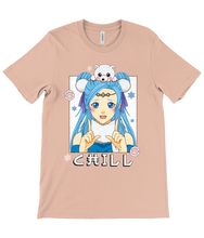 Load image into Gallery viewer, Chill Anime Girl Crew Neck T-Shirt