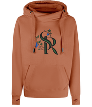 Load image into Gallery viewer, September Rose Cross Neck Hoodie