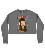 Load image into Gallery viewer, September Rose Ladies Cropped Sweatshirt ‘Beanboozle’
