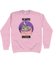 Load image into Gallery viewer, Pixie Cake Face 'Always Snoozin' Sweatshirt