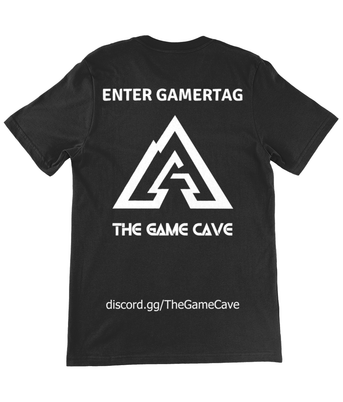 The Game Cave Personalised T-Shirt - Add Your Own Name/Gamer Tag!