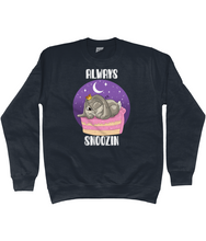 Load image into Gallery viewer, Pixie Cake Face 'Always Snoozin' Sweatshirt