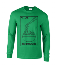 Load image into Gallery viewer, Send Noods Long Sleeve T-Shirt