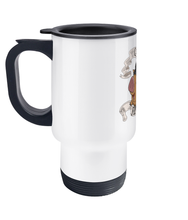 Load image into Gallery viewer, Rob Raven Travel Mug 'Captain Fenton Scroll'