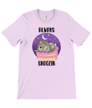 Load image into Gallery viewer, Pixie Cake Face 'Always Snoozin' Crew Neck T-Shirt