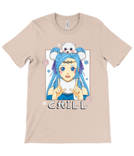 Load image into Gallery viewer, Chill Anime Girl Crew Neck T-Shirt