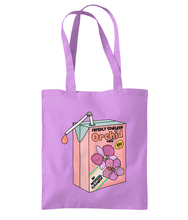 Load image into Gallery viewer, Danster189 Orchid Juice Promo Shoulder Tote Bag