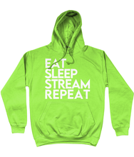 Load image into Gallery viewer, 'Eat Sleep Stream Repeat' College Hoodie