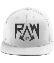 Load image into Gallery viewer, Raw47 Cotton Rapper Snapback Cap