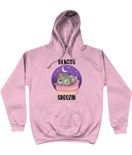 Load image into Gallery viewer, Pixie Cake Face 'Always Snoozin' College Hoodie