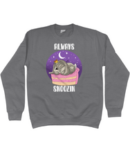 Load image into Gallery viewer, Pixie Cake Face 'Always Snoozin' Sweatshirt