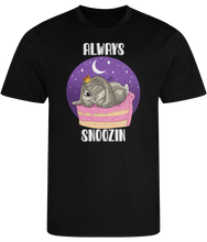Load image into Gallery viewer, Pixie Cake Face 'Always Snoozin' Men's Cool Sports T-shirt