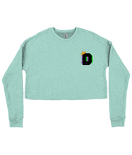 Load image into Gallery viewer, The King D42 Ladies Cropped Sweatshirt