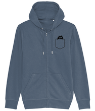 Load image into Gallery viewer, Pocket Lurker Connector Zip Hoodie