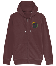 Load image into Gallery viewer, The King D42 Embroidered Zip Connector Hoodie