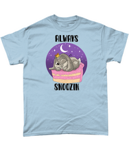 Load image into Gallery viewer, Pixie Cake Face 'Always Snoozin' T-Shirt