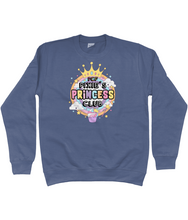 Load image into Gallery viewer, Pixie Cake Face &#39;Princess Club&#39; Sweatshirt
