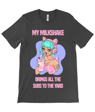 Load image into Gallery viewer, Milkshake Gamer Girl Crew Neck T-Shirt