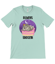 Load image into Gallery viewer, Pixie Cake Face 'Always Snoozin' Crew Neck T-Shirt