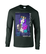 Load image into Gallery viewer, Cyberpunk Girl Long Sleeve T-Shirt