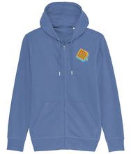 Load image into Gallery viewer, Faffy Waffle Zip Connector Hoodie