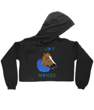 Load image into Gallery viewer, September Rose Ladies Cropped Hoodie Tw*t Horse’