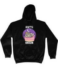 Load image into Gallery viewer, Pixie Cake Face 'Always Snoozin' College Hoodie