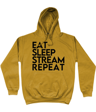 Load image into Gallery viewer, 'Eat Sleep Stream Repeat' College Hoodie