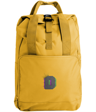 Load image into Gallery viewer, The King D42 Embroidered Twin Handle Roll-Top Backpack