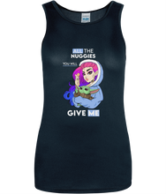 Load image into Gallery viewer, Pixie Cake Face 'All The Nuggies' Women's Cool Sports Vest