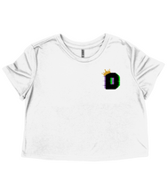 Load image into Gallery viewer, The King D42 Ladies Flowy Cropped T-Shirt