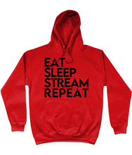 Load image into Gallery viewer, 'Eat Sleep Stream Repeat' College Hoodie