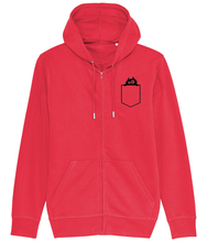 Load image into Gallery viewer, Pocket Lurker Connector Zip Hoodie