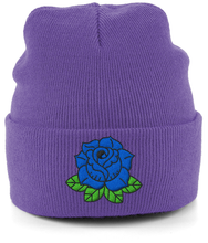 Load image into Gallery viewer, September Rose Cuffed Beanie