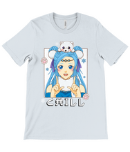 Load image into Gallery viewer, Chill Anime Girl Crew Neck T-Shirt